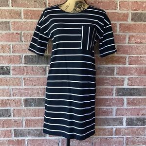 Banana Republic Striped Shift Dress XS